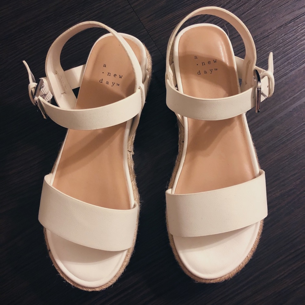 A New Day White Sandals